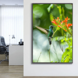 surinaamse digitale kunst<BR>Kolibri (130x85cm)